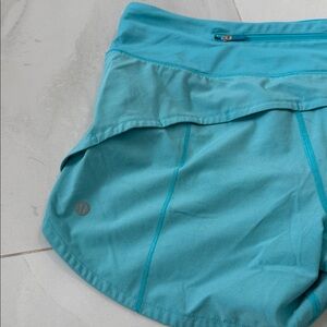 Lululemon Light Blue Athletic Speed Shorts